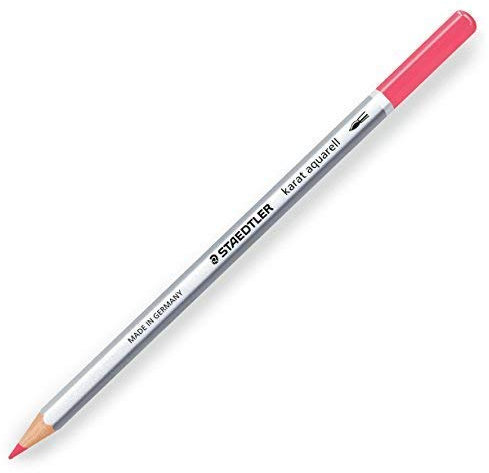 STAEDTLER KARAT AQUARELL Pencil - Professioneller Aquarellstift - Einzelstift - Pink - 25