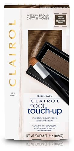 Clairol Root Touch-Up Concealing Powder, Medium Brown, 1 Count