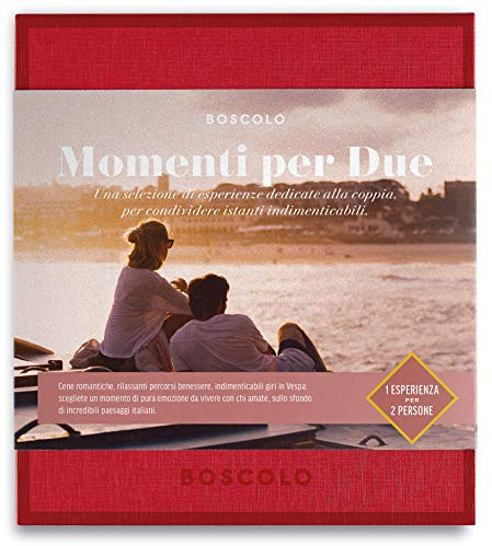 Boscolo Gift Momenti per Due| 80+ Esperienze romantiche per Due Persone | Cene/Benessere/Tempo Libero | Idea Regalo Anniversario | Proposte selezionate in Italia — Valido 12 Mesi