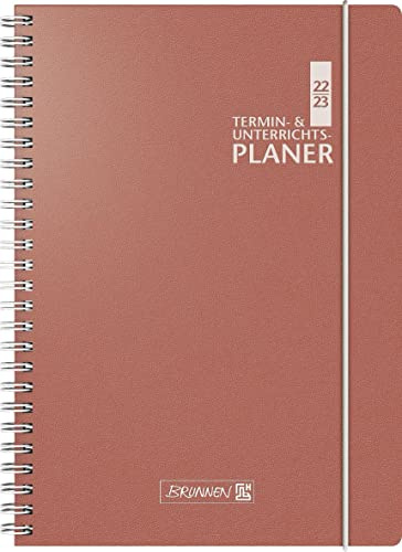 Brunnen Schülerkalender Lehrer-Sortiment 2022/2023 Überformat A4: 23 x 29,7 cm korall: 2 Seiten = 1 Woche, 1075761233