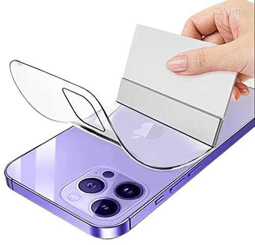 Snailcanfly 2pcs HD Posteriore Pellicola idrogel per iPhone 13 6.1 Alta Sensibile 3D Flessibile Trasparente TPU Pellicola Protettiva Antiesplosione Non Vetro Temperato