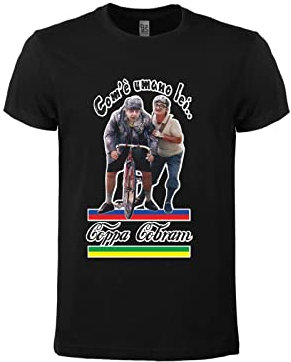 ORIGINAL FAKE Maglietta unisex vari colori con stampa Coppa Cobram (Nero, L) (L)