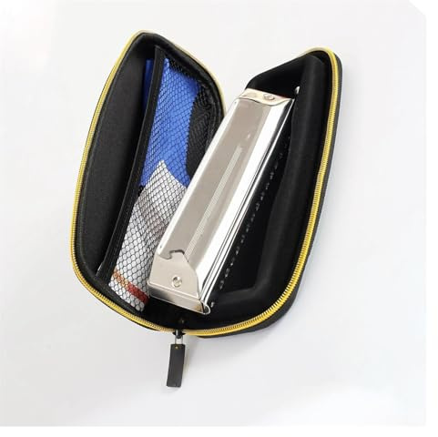 Chromatische Titan-Kammharmonika, 16-Loch-Harfe, professionelles Spielinstrument Mundharmonika-Set