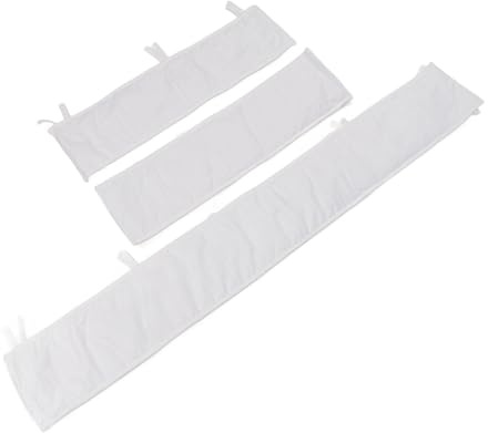 Soft Baby Bed Rail Guard Cotton Spling Surround for Home and Ride Collision Cot Rail Cushion Easy to Install and Clean Baby Bed Rail Cushion for