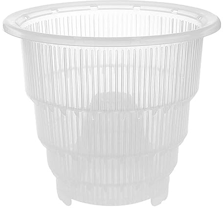 Hemoton Heavy Duty Hydroponic Net Pot with Air Column Slotted Mesh Cup for Planting Durable Plastic Container for Efficient Root Growth Orchids and Other Plants
