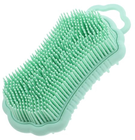 Homoyoyo Silicone Shampoo Comb Scalp Massager for Wet Dry Use Exfoliating Bath Scrubber Hair Cleaning Body Brush for Shower Scalp Care