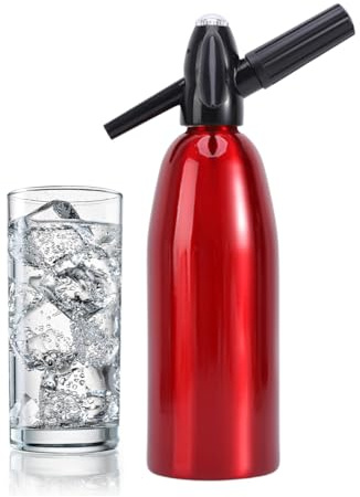 Acqua gassata - Bottiglia di sifone per acqua Seltzer - Macchine per la 3, il bar, per bevande analcoliche