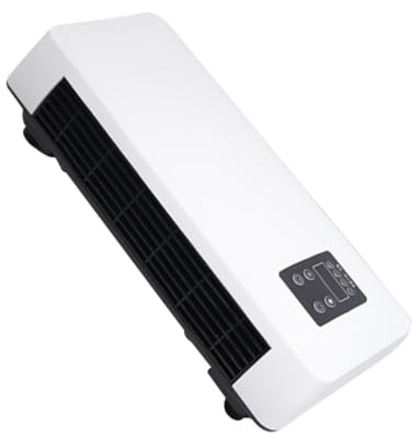 Veemoon Radiateur Électrique Mural 2-en-1 Chauffage et Climatisation Petit Appareil Mural Compact Fonction Chauffage Rapide Protection Surchauffe Salle de Bain et Pièce à Vivre
