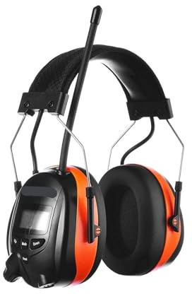 Generico Cuffie elettroniche Bluetooth for la protezione dell'udito con radio FM AM, cuffie antirumore da 25 dB(4pcs)