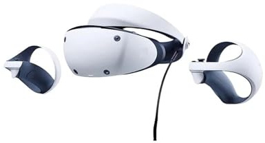 Compatible con Sony PlayStation VR2 Horizon, Pantalla OLED de 120 Hz, Sensor de Movimiento, Auriculares VR con cámaras for Juegos de PS5 y Dispositivo VR de Videojuegos.