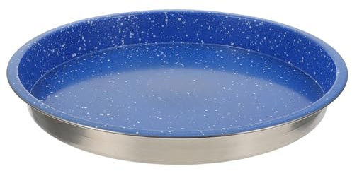 COOPHYA Molde para Pizza de Acero Inoxidable 9 Pulgadas Resistente al Horno Diseño Elegante y Temperatura Constante para Hornear en Casa