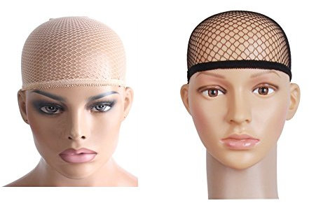 Dada tappi parrucca, protezione dei capelli per le donne e gli uomini Beige/nero