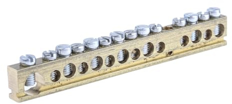 Schneider Electric 14965 Bande de raccordement 125 A 14 trous Blanc