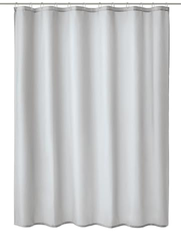 Litet moln duschdraperi textil kito dimma 180 x 200 cm | OEKO-TEX-certifierad, vattenavvisande, förstärkta öljetter, med viktband, mjukt textiltyg, maskintvättbar
