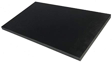 Planche à découper en plastique Uzman-Versand GN 300 x 500 x 20 mm Polyéthylène / polypropylène PP Noir