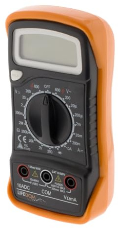 Zenitech 161072 Multimètre Multimètre antichoc 600V de CAT III Orange (noir)