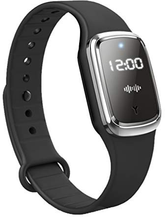 PengGengA Bracelets Anti-moustiques à Ultrasons, Réglable Bandes Anti-Moustiques pour Les Enfants et Les Adultes Extérieure Intérieure, Batterie Rechargeable USB (Noir)