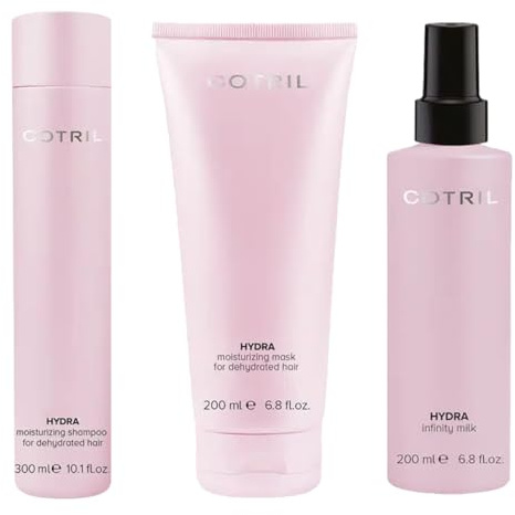 Cotril - Hydra Feuchtigkeitsspendendes Shampoo 300 ml + Maske 200 ml + Infinity 200 ml