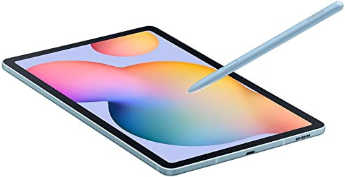 Samsung Galaxy Tab S6 Lite (2022), 10,4 Zoll TFT Display, 64 GB Speicher, LTE, Android Tablet inkl. S Pen, Angora Blue, inkl. 36 Monate Herstellergarantie