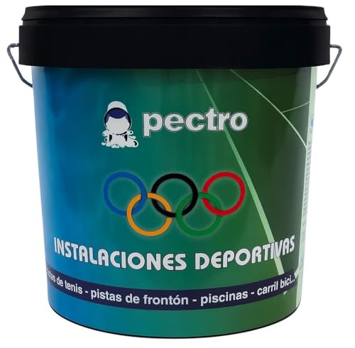 PECTRO Bodenfarbe Betonfarbe Innen- und Außenbereich (14 L, Blau) | 14 L (20kg) - Farbe für sportanlagen keller, terrasse, abstellraum, garage, tennisplätz, padelplätze – Farben