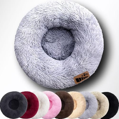 hundebett katzenbett grosse mittelgroße kleine hunde rund hundekissen waschbar hundekorb flauschig katzenkorb zum schlafen katzenkissen Hundekörbchen Katzenkörbchen kuschelig dog bed kuschelbett xxl