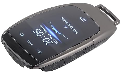 KIMISS Universal-Smart-LCD-Schlüssel TK900 LCD-Touchscreen-Smart-Key-Fernbedienung für Schlüssellosen Zugang für Modelle mit Start-Stopp-Motortaste (Schwarz)