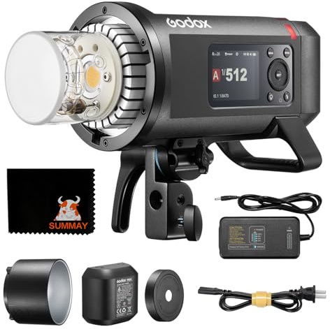 Godox AD600Pro Flash Strobe, 600Ws 1/8000 HSS Bi-colore Modellazione luce, 2.4G Wireiess X System
