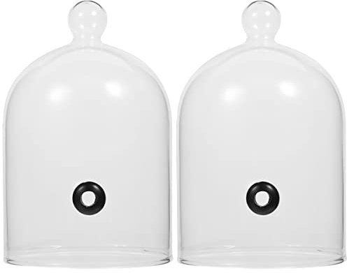 OQHAIR Verre Cuisine Micro-Ondes A Boissons Protecteur Fumeur Infuseur Infusion Beurre Couvercle Plateau pour Xxcm Accessoires Cloche Dessert Alimentaire Couvercle - Proof Accessoire Pizz