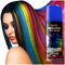 Temporäre Haarfarbe Spray, Haarfarbe Auswaschbar (1 x 200ml) - Haarspray für Fasching, Karneval (Blau)
