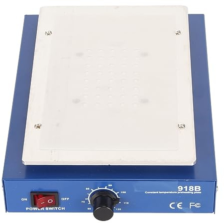 Plaque Chauffante de Reprise de Micro-Ordinateur à LED, Station de Soudage électrique PréChauffée Uniformément Chauffée pour Le Bricolage (Prise UE 200 à 240V)