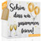 Servietten Schön Dass Wir Zusammen Feiern 100 Stück, Servietten Geburtstag Mann, 33 x 33 cm - 3-Lagige Weich