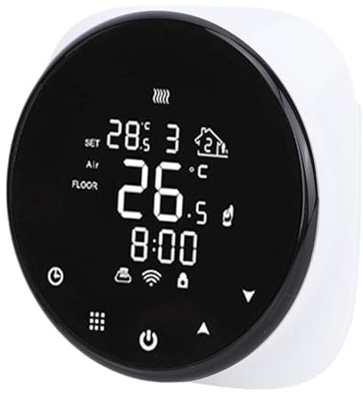 CHICIRIS Thermostat Mural WiFi, Télécommande, Régulation Précise de la Température, en Temps Réel, Conception Murale, Application Polyvalente pour le Bureau à Domicile