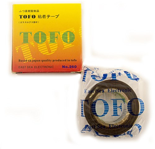 HAND Nitto Denko-TOFOFLON Klebeband-PTFE beschichtete Glasfasergewebe mit Silikonkleber, Braun - 10m...