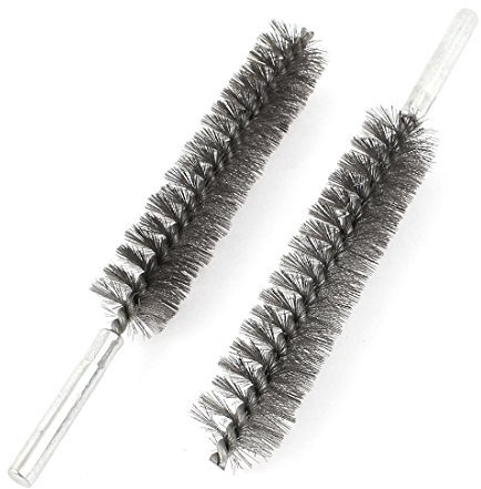 Aexit 2 Körner & Locheisen stk. 18cm Länge 25mm Dmr. Edelstahl Rohrbürste Splintentreiber Zylinderbürste Reinigungsbürste