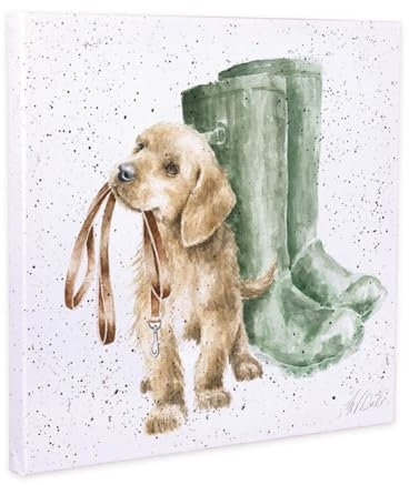 Wrendale Designs by Hannah Dale - ‘Hopeful’ Small Canvas Print - 200mm x 200mm