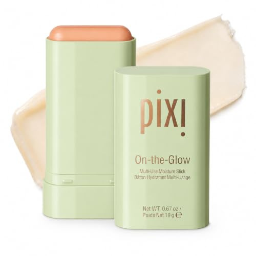Pixi Beauty On-the-Glow | Farbloser Fester Feuchtigkeitsstick | Multifunktionale Feuchtigkeitspflege | Reisefreundliche Hydration für Unterwegs | 0,67 oz/ 19g