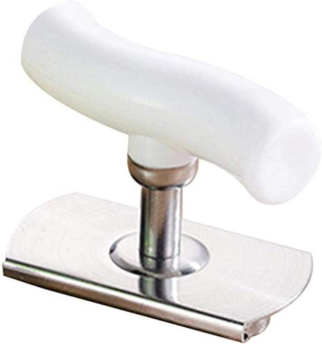 Longsing Apriscatole Risparmio di Lavoro Apri di Vetro Artrite Coperchio Apribottiglie Strumento di Apri Coperchio a Vite (1 pz, Bianco)