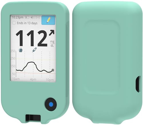 foto-kontor Tasche kompatibel mit Abbott Freestyle Libre 3 Hülle Silikon Schutzhülle hellgrün