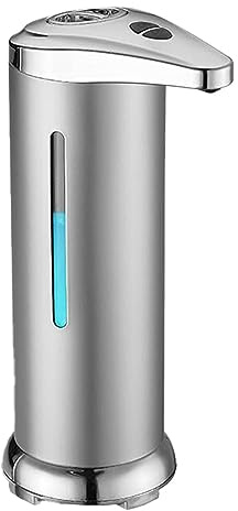 Tvålautomat, batteridriven kontaktlös handtvåldispenser, intelligent elektrisk flytande tvålpump, diskmedelsdispenser av rostfritt stål, kökstvålpump med förbättrad sensor för kök
