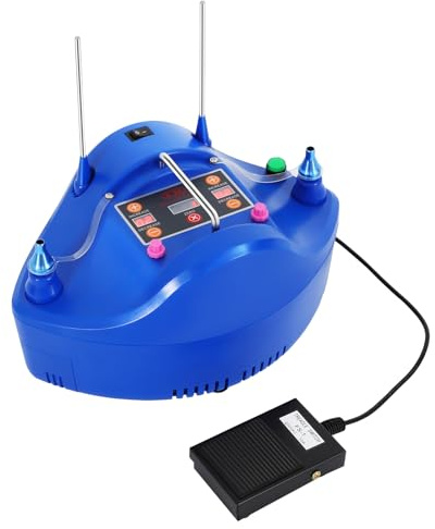 vinnyooc Elektrische Luftballonpumpe, 220 V, 1200 W, Luftpumpe, tragbar, 500 l/min, 4 Strahldüsen, elektrische Luftballonpumpe, für Partys, Hochzeitsballons