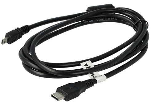 vhbw cavo dati USB-C compatibile con Nikon Coolpix P1, L19, L6, L14, L5, L4, L3, L18, L15, L2, P3, L16, P4, P2, L20 fotocamera, camcorder, 150 cm
