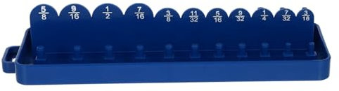 Gatuida Wrench Socket Container and Sleeve Organizer Rack, 1/4 Inch Drive Plastic Socket Holder for Garage Workshop Tool Storage
