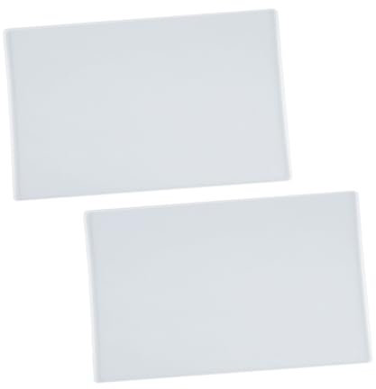 DIYEAH 2piezas Molde De Epoxi De Cristal Molde De Silicona Para Mantel Antiadherente Para Manualidades Decorativo Multifunción Para Crear Manteles Individuales Casa o Taller