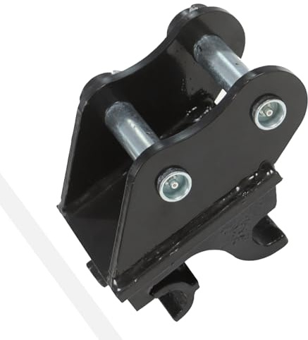 Gugxiom Accesorios Mecánicos para Miniexcavadora con Enganche de Rápido, Acoplador Rápido para Excavadora Pequeña para Excavadoras de hasta 3 Toneladas, Acero de Aleación de 92 Mm de Longitud para
