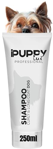 iPuppyLux närande hundschampo 250 ml – hälsosam, glänsande päls – naturlig och mild – eliminerar lukt – rekommenderas av hundfrisyrer – säkert för daglig användning