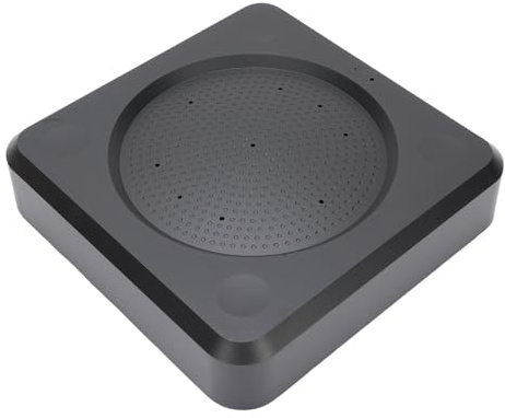 VBESTLIFE Conferenza Altoparlante, Pickup Vocale a 360 ° 10m, Riduzione del Rumore Anticipata 3A, Microfono PC con Condensatore Onnidirezionale, 3,5 Mm, per Vittorie 8/7/10, per Android