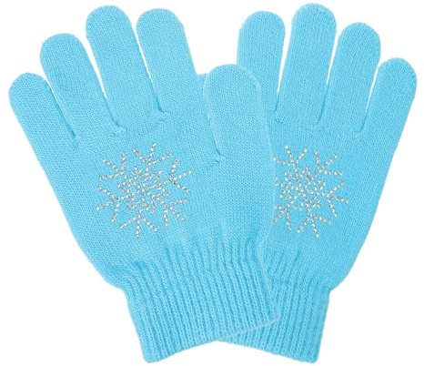 COLLBATH Accessoires de Patinage Artistique pour Femmes et Filles Paume Antidérapante Renforcée Confort Ergonomique et Protection Contre Le Froid pour Patins à Glace
