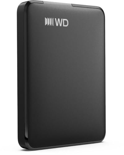 WD 4 TB Elements Hard disk portatile con connettività USB-C, Nero grafite
