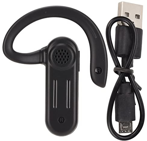 ciciglow Kabellose Bluetooth-Kopfhörer, für Geschäftsreisen, Reisen, Kabelloser Bluetooth-Ohrhörer V5.2, Kopfhörer-Ohrbügel-Design, LED-Digital-wasserdichtes Business-Headset