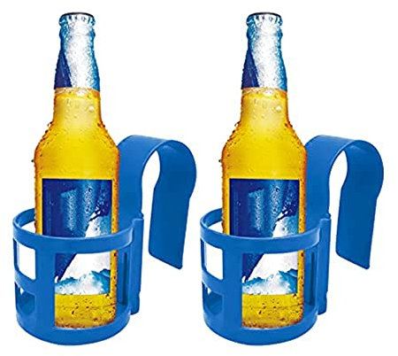 Ailovone Pool Getränkehalter Pool getrankehalt Rand Pool getränkehalter schwimmend bierhalt Pool Pool aufbewahrungskorb Poolzubehör Poolrand Getränkehalter aus Kunststoff (2PCS, Blau)